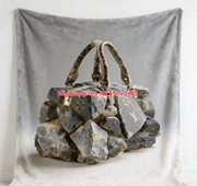 LV Stone Bag Blanket Luxury LV Rock Monogram Throw IMG_3629